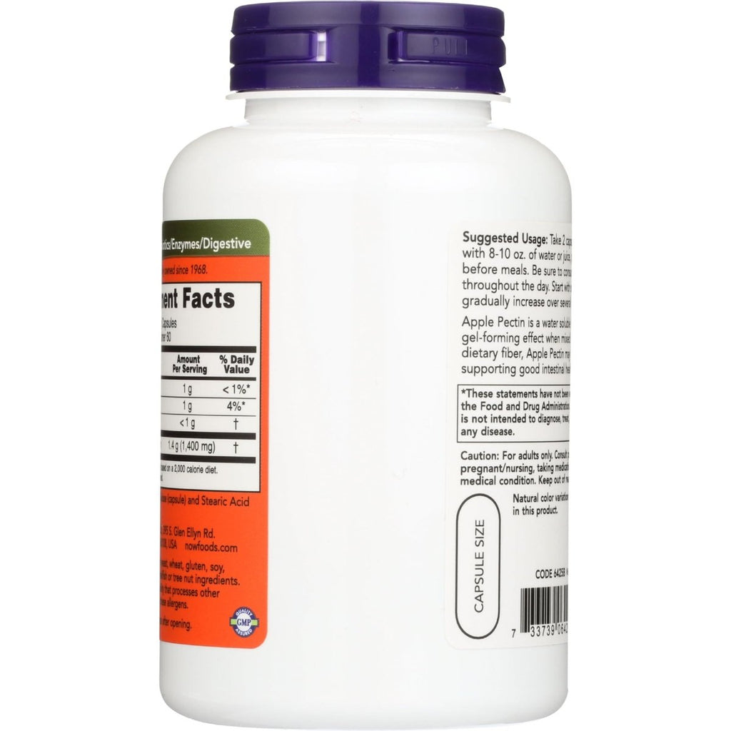 Now Foods Pectine de Pomme 700 mg 120 Vcaps - 6425