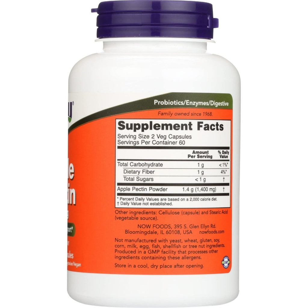 Now Foods Pectine de Pomme 700 mg 120 Vcaps - 6425