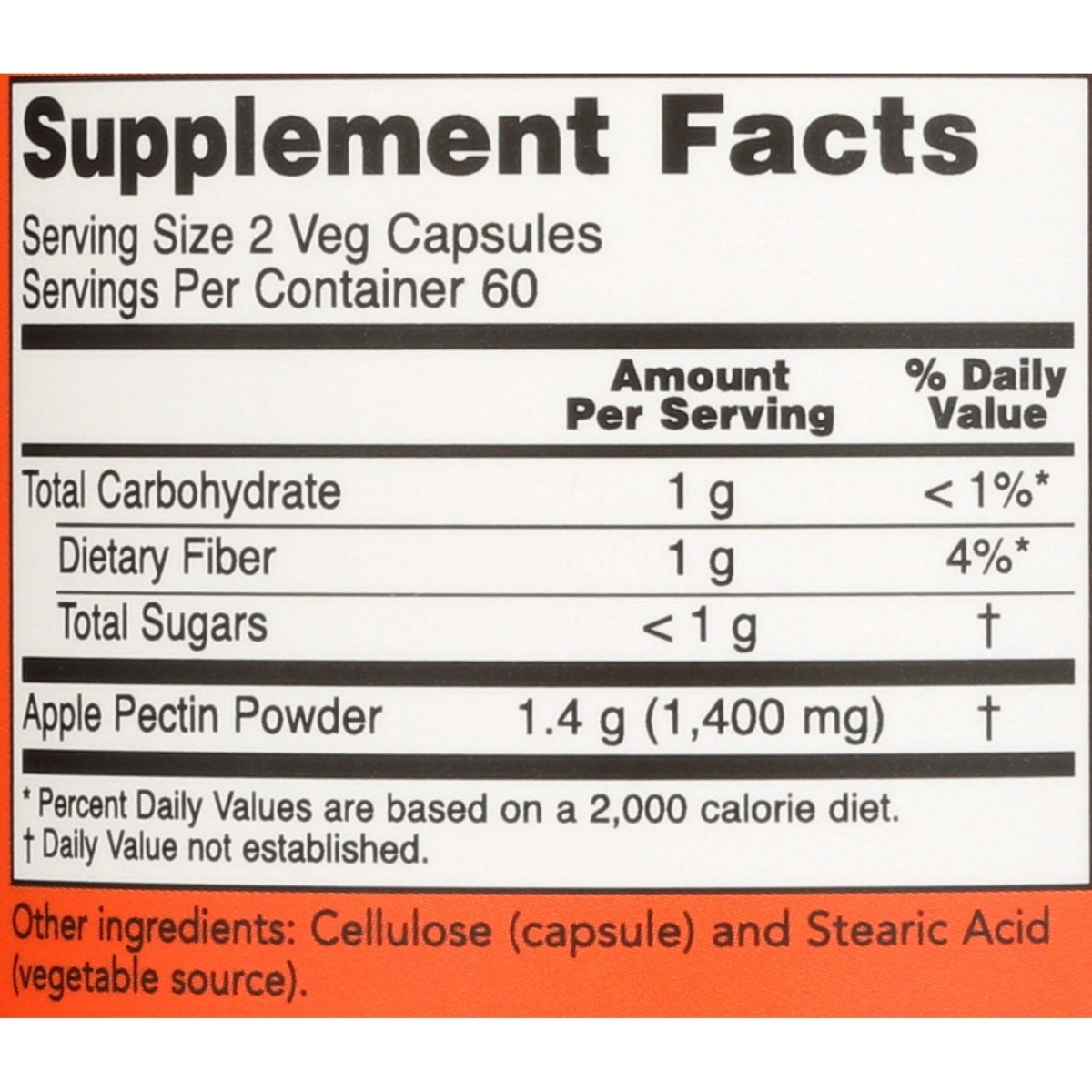 Now Foods Pectine de Pomme 700 mg 120 Vcaps - 6425