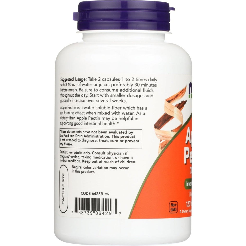 Now Foods Pectine de Pomme 700 mg 120 Vcaps - 6425