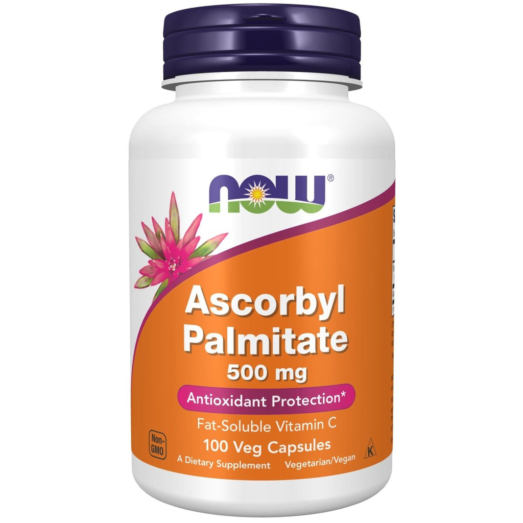 Now Foods Palmitate d'ascorbyle 500 mg 100 Vcaps - 0608