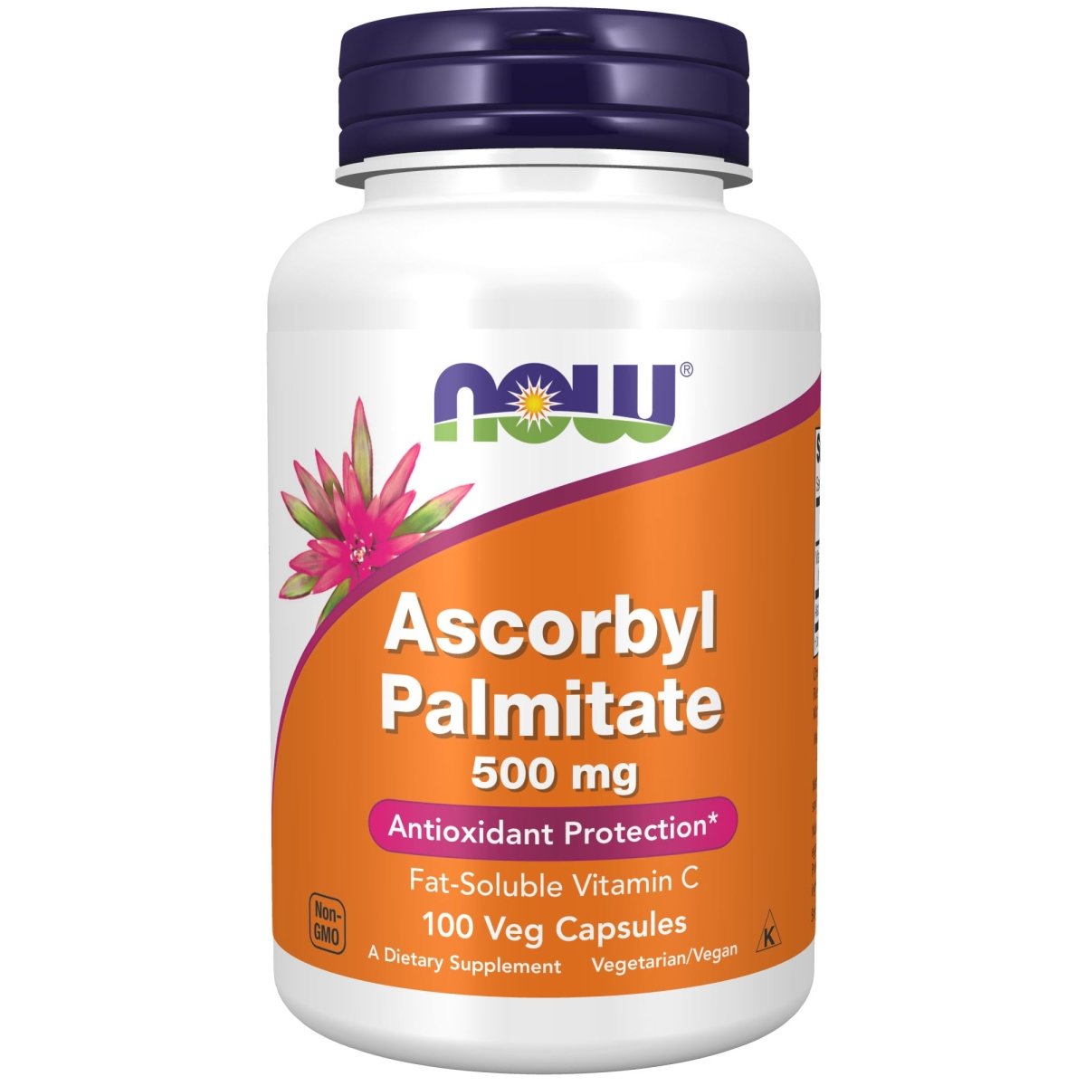 Now Foods Palmitate d'ascorbyle 500 mg 100 Vcaps - 0608