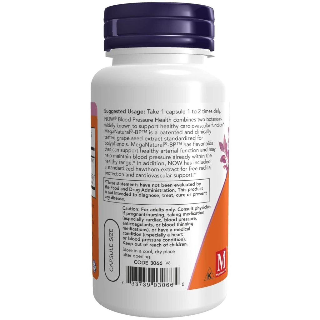 Now Foods Santé de la Tension Artérielle 90 Gélules Végétales, Lot de 2