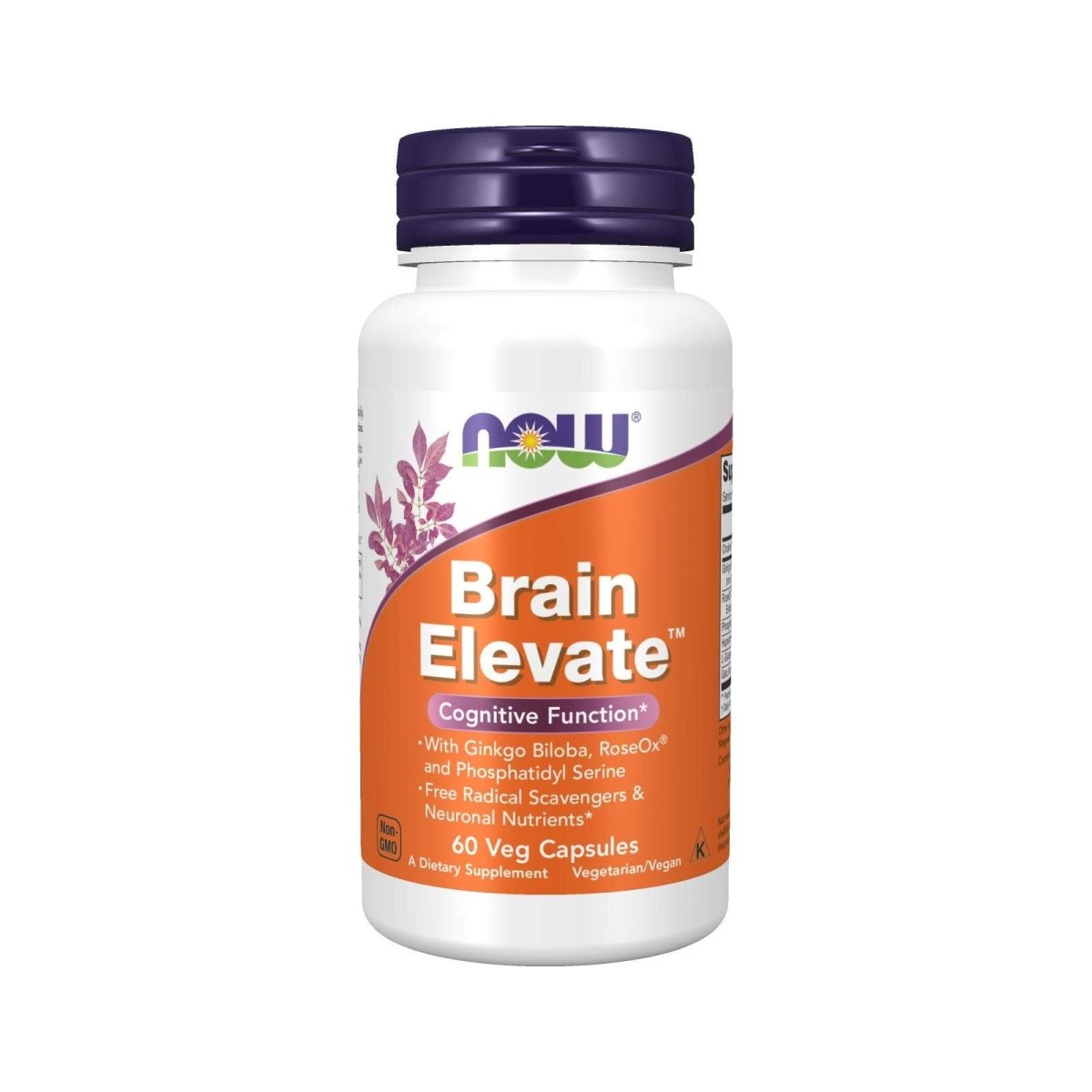 Now Foods Brain Elevate 60 gélules végétales - 3303