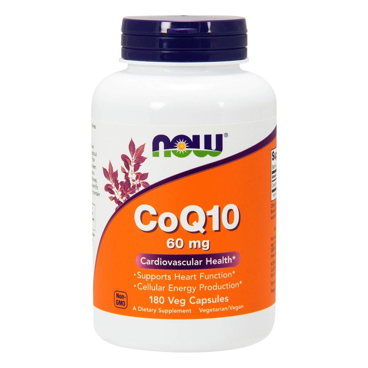 Now Foods CoQ10 60 mg 180 Veg Capsules -3154