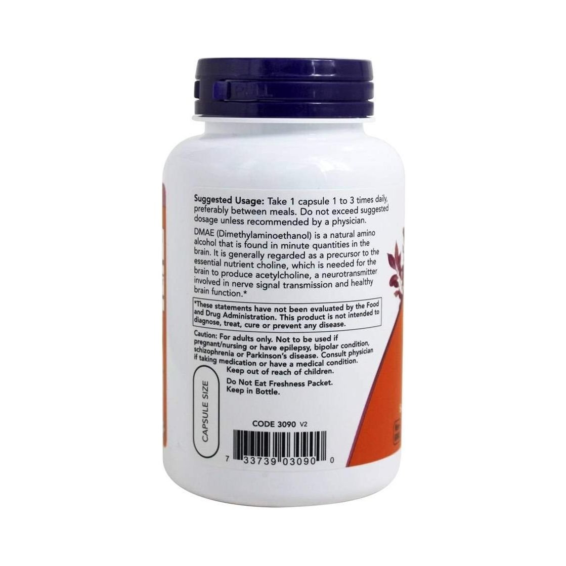 Now Foods DMAE 250 mg 100 gélules végétales - 3090