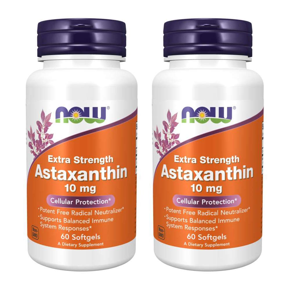Now Foods Astaxanthine Force Maximale 10mg 60 Gélules - 2251