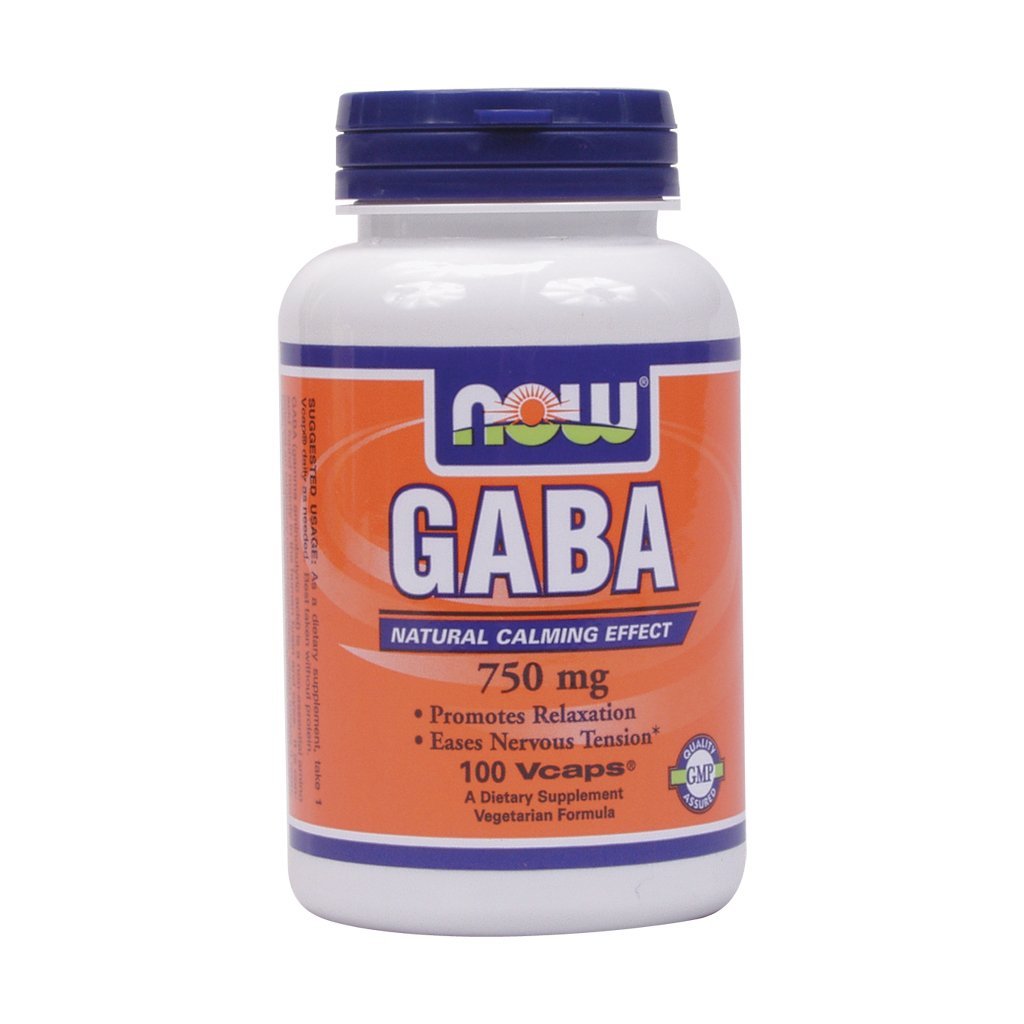 Now Foods GABA 750 mg 100 gélules végétales - 0089