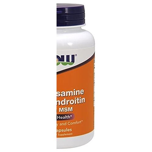 Now Foods Glucosamine et Chondroïtine avec MSM 90 gélules végétales - 3170
