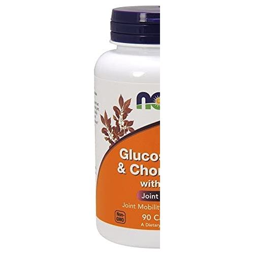 Now Foods Glucosamine et Chondroïtine avec MSM 90 gélules végétales - 3170