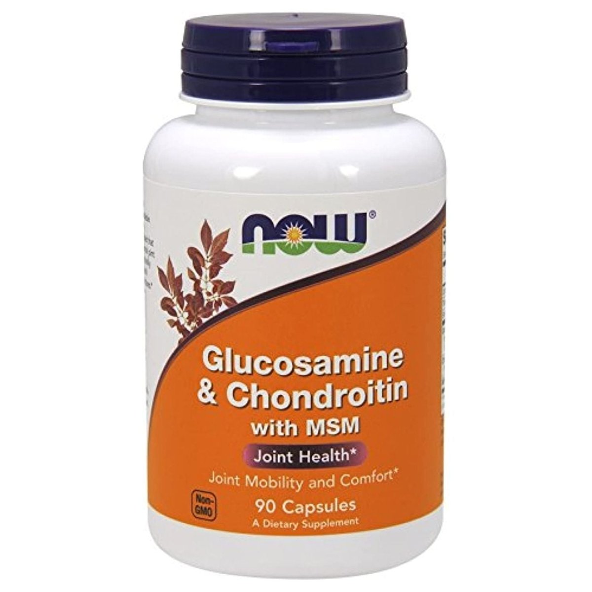 Now Foods Glucosamine et Chondroïtine avec MSM 90 gélules végétales - 3170