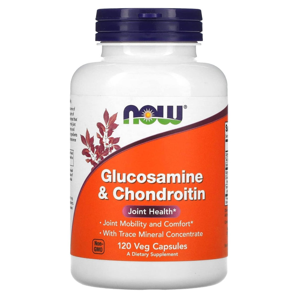 Now Foods Glucosamine & Chondroïtine avec Oligo-Éléments 120 Vcaps - 3228