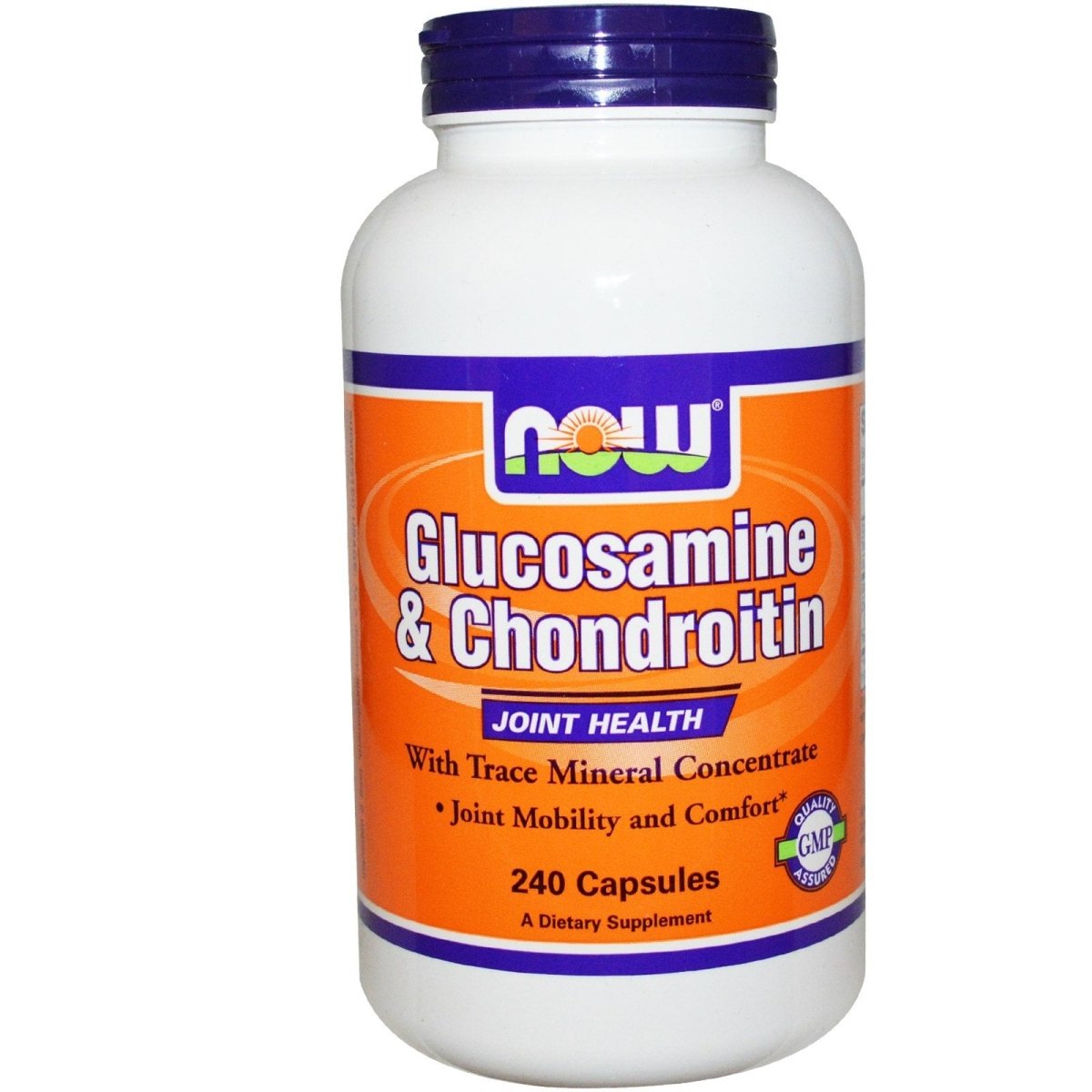 Now Foods Glucosamine & Chondroïtine avec Oligo-éléments 240 Vcaps - 3229