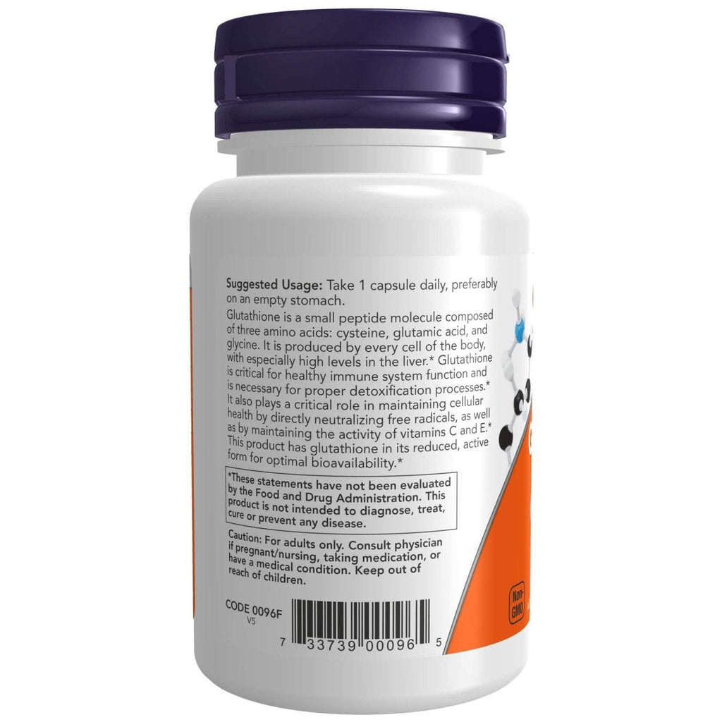 Now Foods Glutathion 250 mg 60 Vcaps - 0096