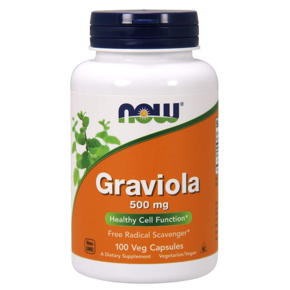 Now Foods Graviola 500 mg 100 gélules végétales - 4703
