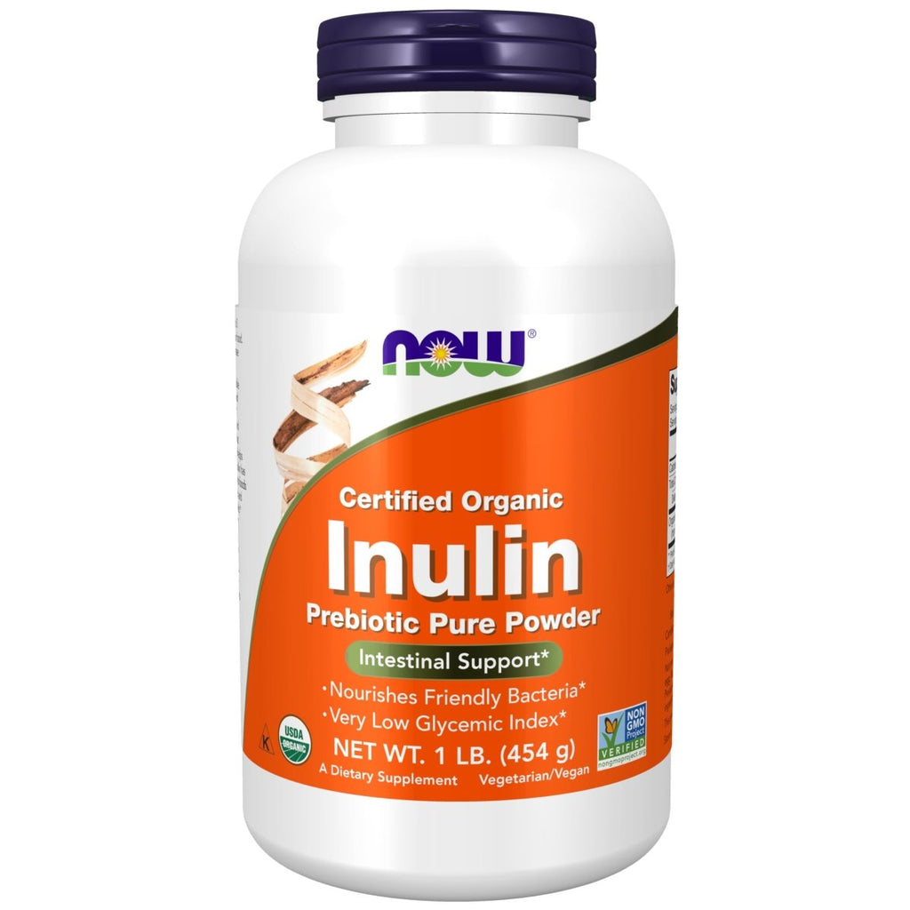 Now Foods Inuline Prébiotique Poudre Pure Biologique 1 Livre - 2951