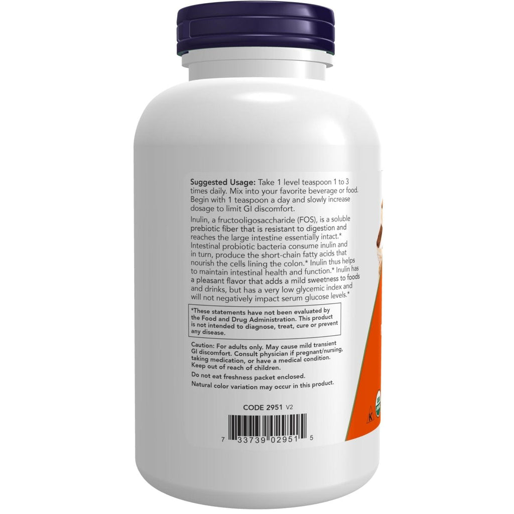 Now Foods Inuline Prébiotique Poudre Pure Biologique 1 Livre - 2951