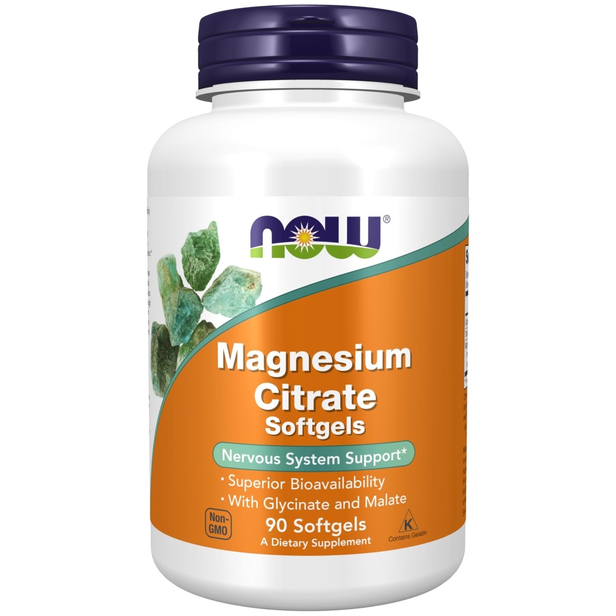 Now Foods Citrate de Magnésium 200 mg 100 Comprimés - 1290