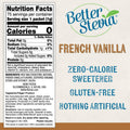 Now Foods BetterStevia Vanille Française 75 Sachets Par Boîte - 6863 - Lot de 3