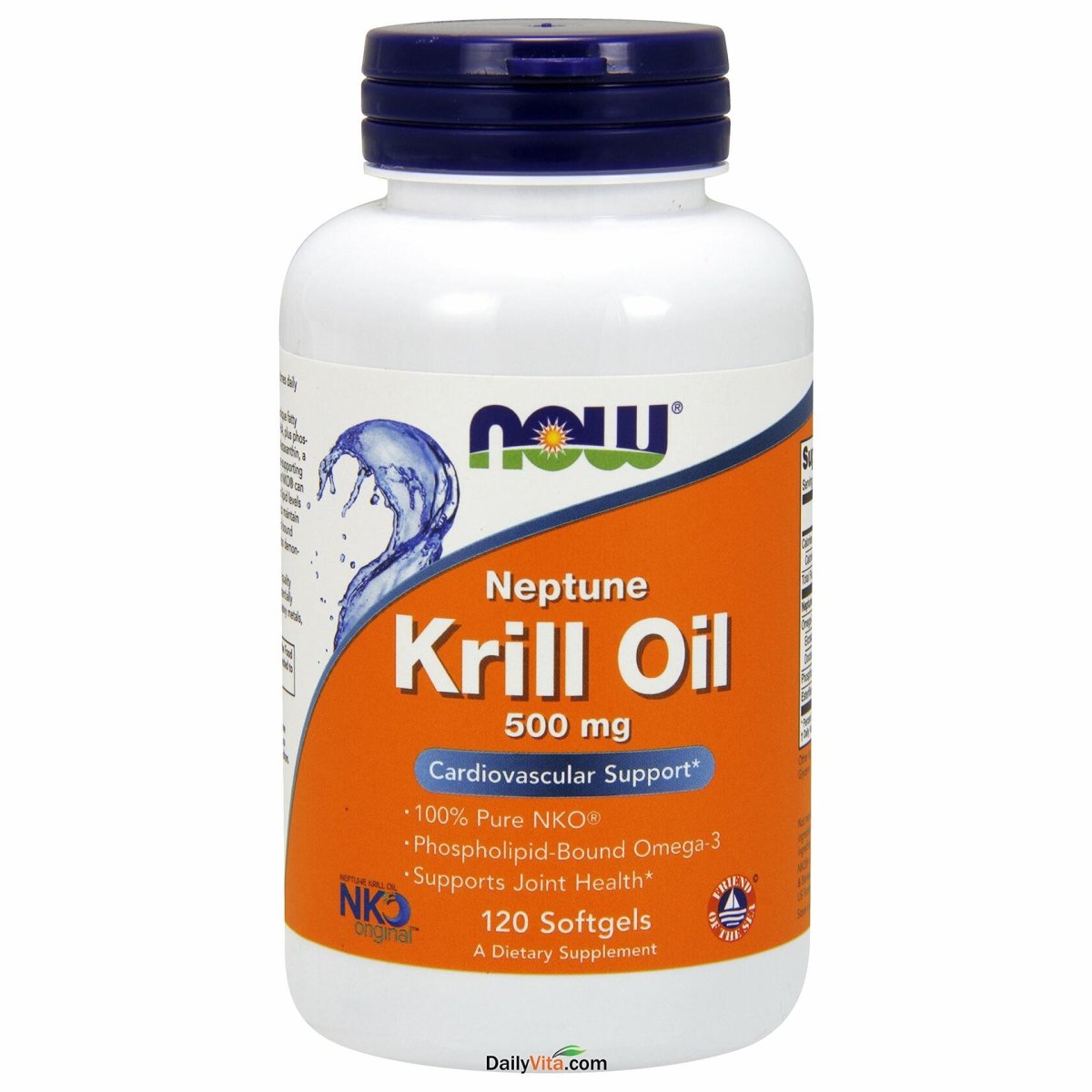 Now Foods Neptune Huile de krill 500 mg 120 gélules - 1626