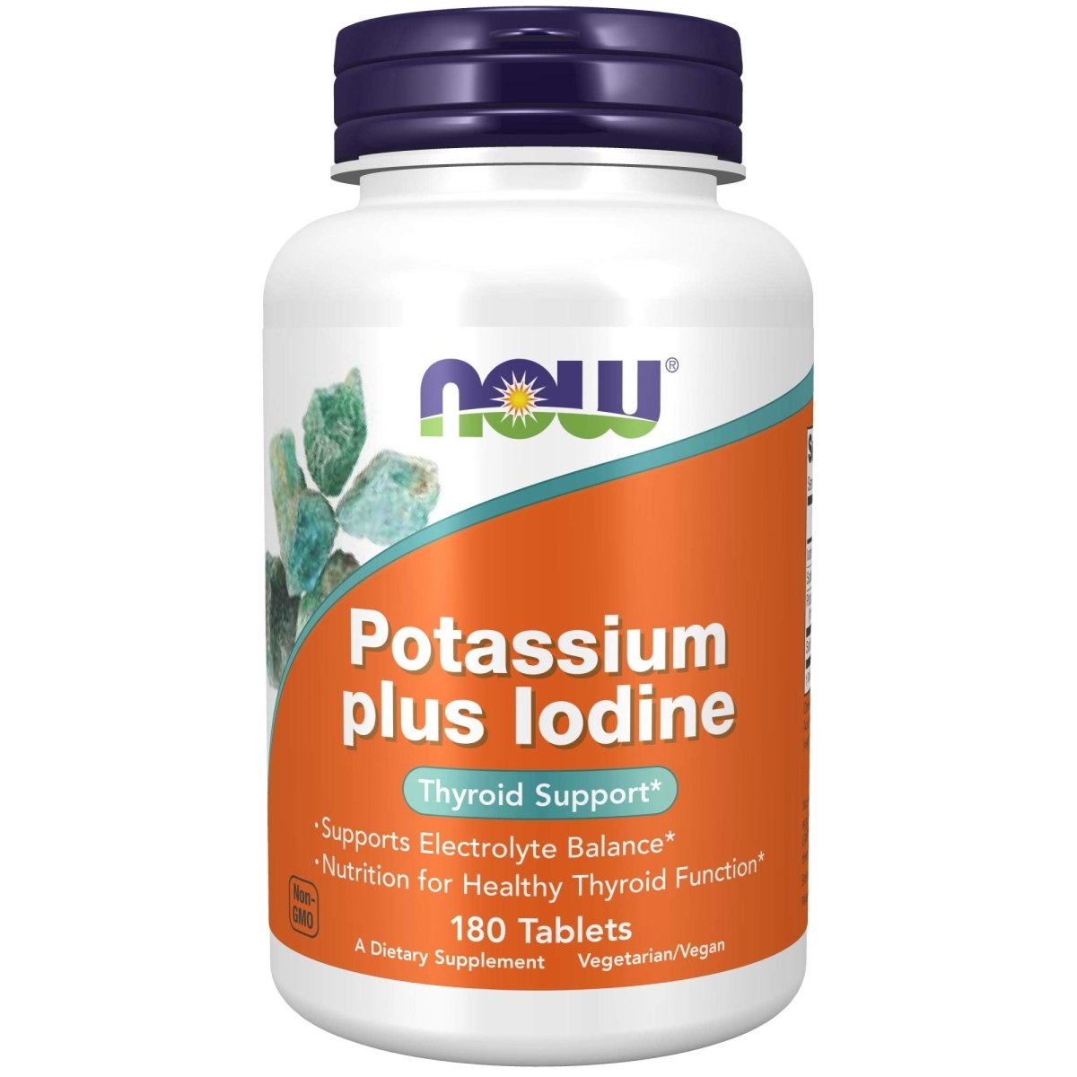 Now Foods Potassium plus Iodine 180 comprimés - 1452 - 32 SUR WALMART