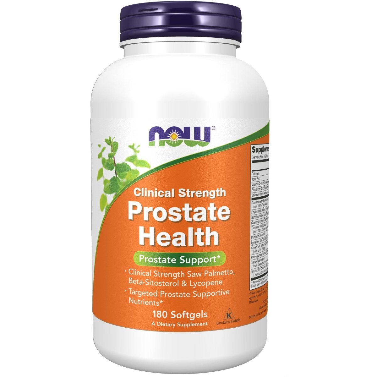 Now Foods Prostate Health Clinical Strength 180 Gélules - 3349