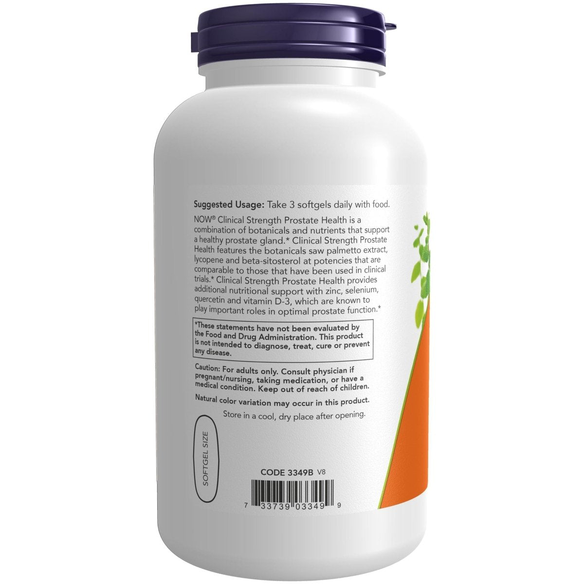Now Foods Prostate Health Clinical Strength 180 Gélules - 3349