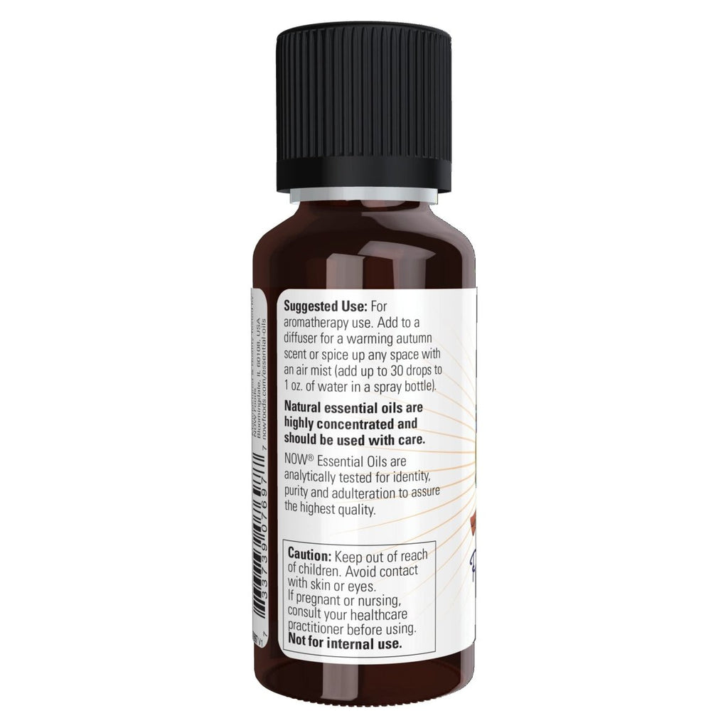 Mélange d'huiles d'automne épicées à la citrouille Now Foods 30ml