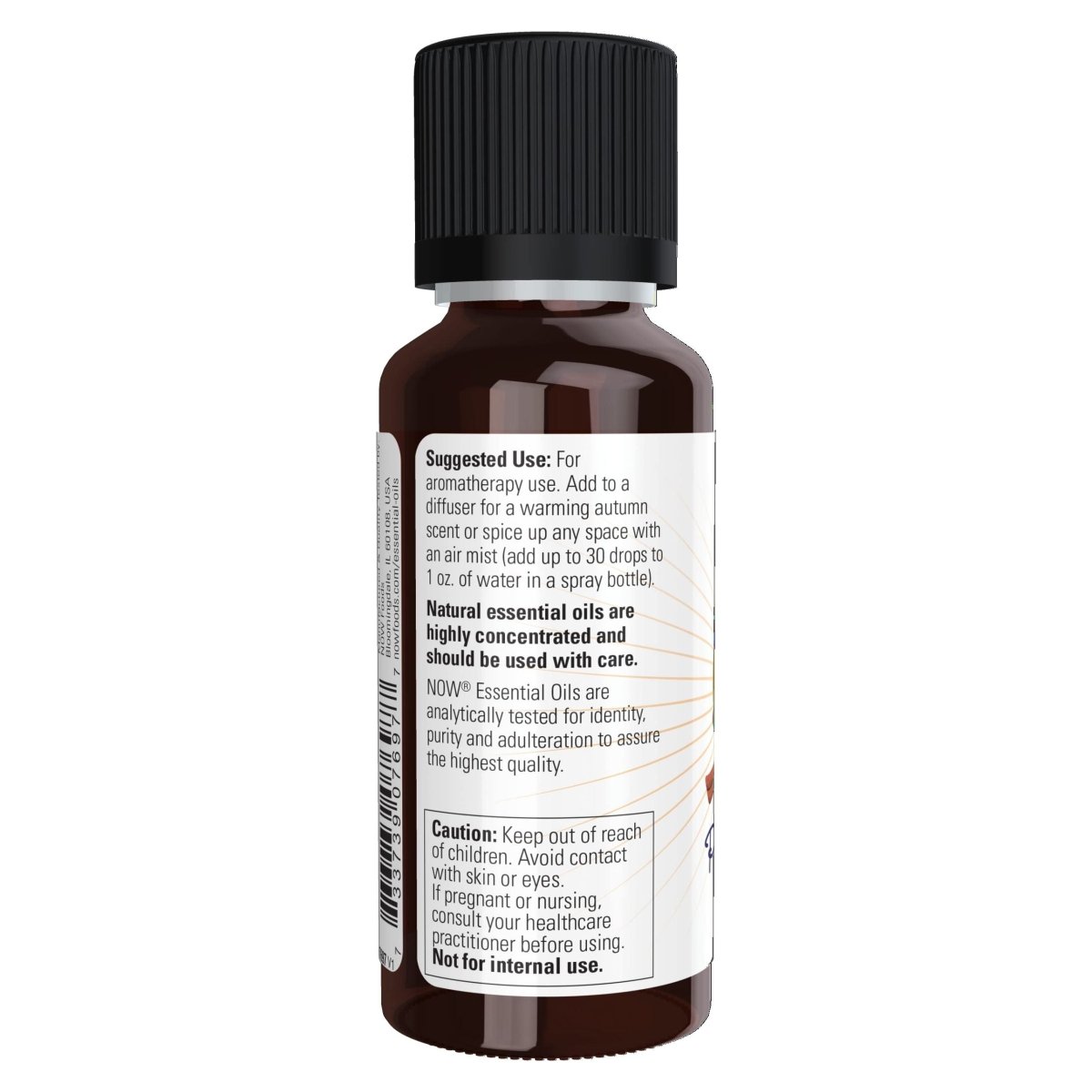 Mélange d'huiles d'automne épicées à la citrouille Now Foods 30ml