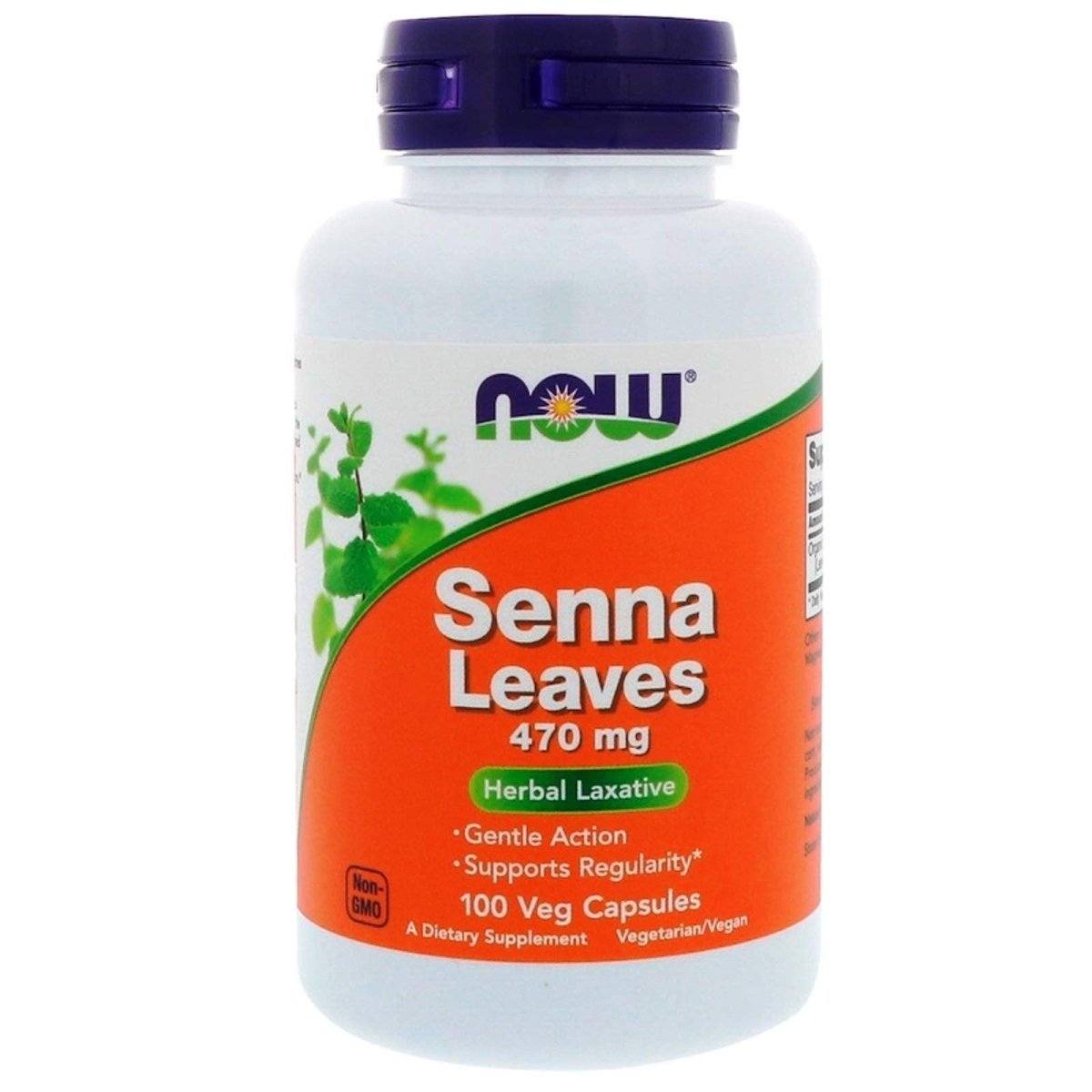 Now Foods Feuilles de séné 470 mg 100 Vcaps - 4752