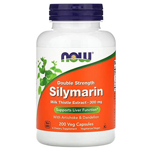 Now Foods Silymarin Double Concentration 300 mg 200 Vcaps - 4753