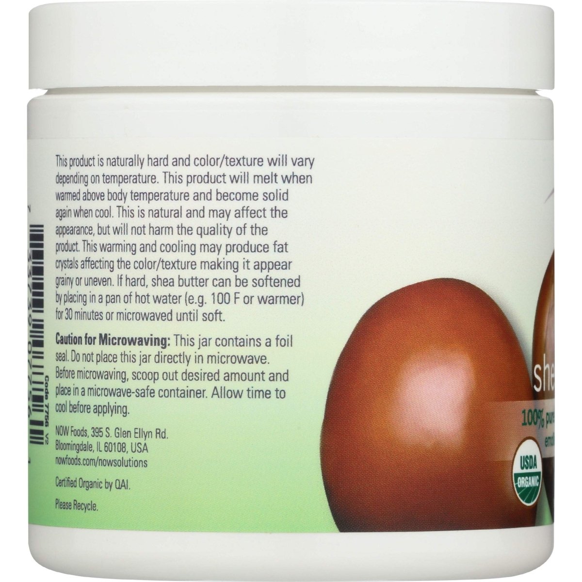 Now Solutions Beurre de Karité Biologique et Pur 207ml - 7756