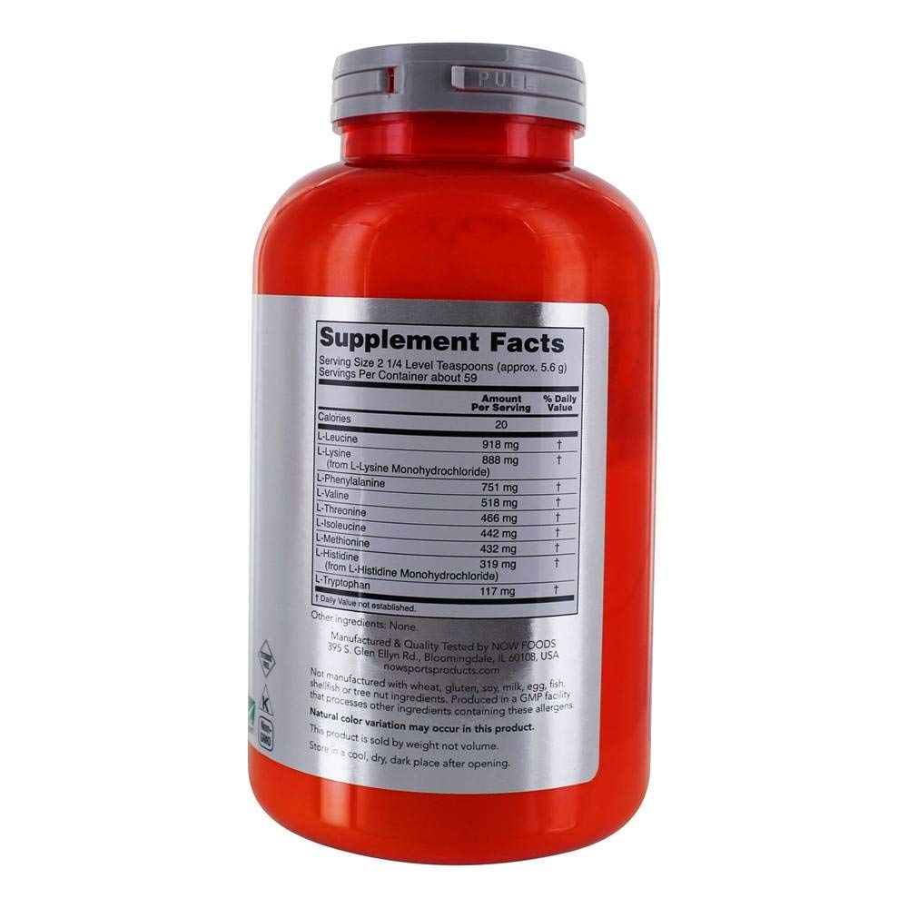 Now Sports Amino-9 Essentials Poudre 330g 11.64oz - 0206