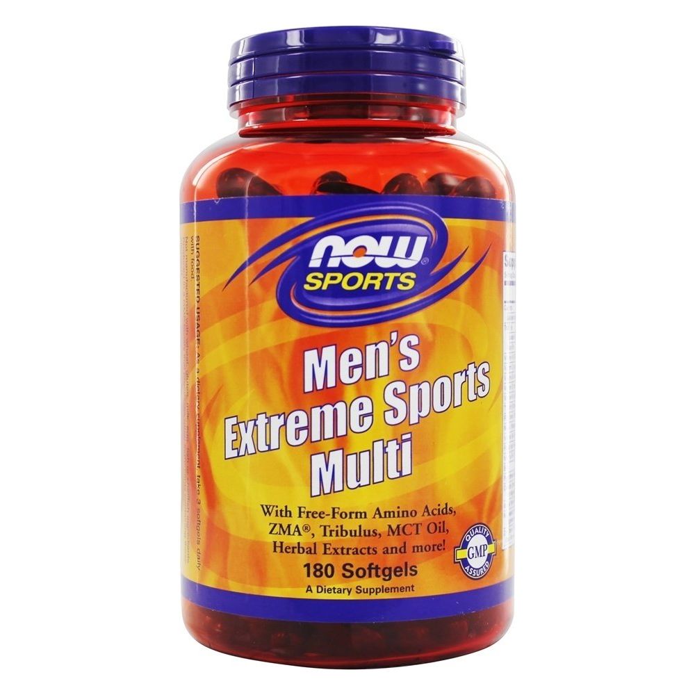 Now Sports Hommes Complément Sportif Actif Multi 180 Gélules - 3891