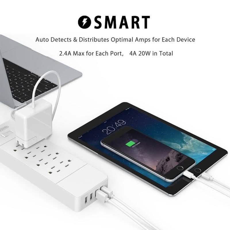 Prise électrique NTON Power USP US, 8 prises CA avec chargeur USB