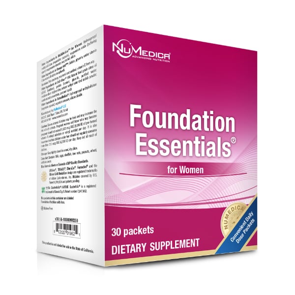NuMedica Foundation Essentials pour femmes, 60 sachets