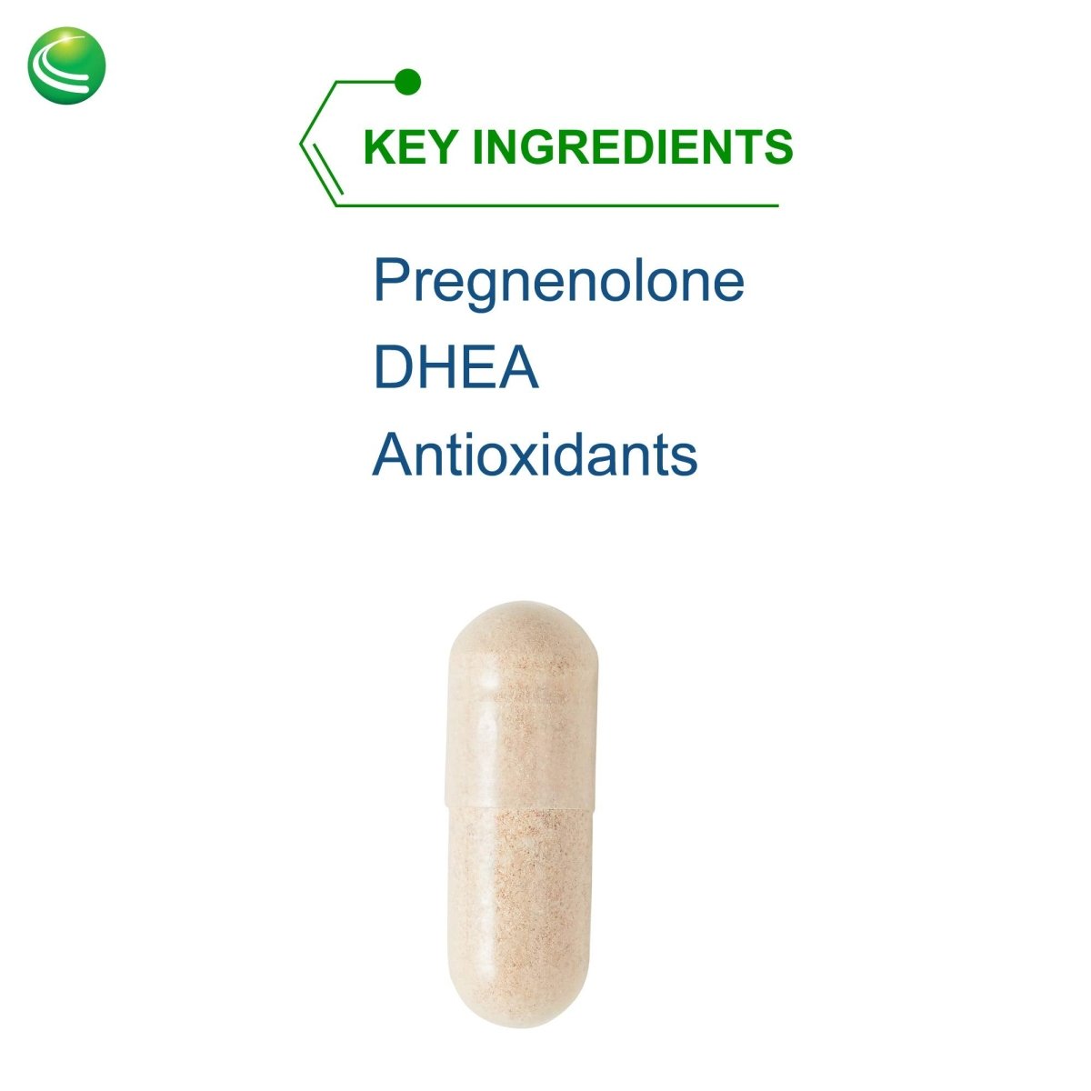 Nutra BioGenesis - Soutien des surrénales Plus - Prégnénolone, DHEA, herbes et micronutriments pour aider à soutenir la fonction surrénale - 60 gélules