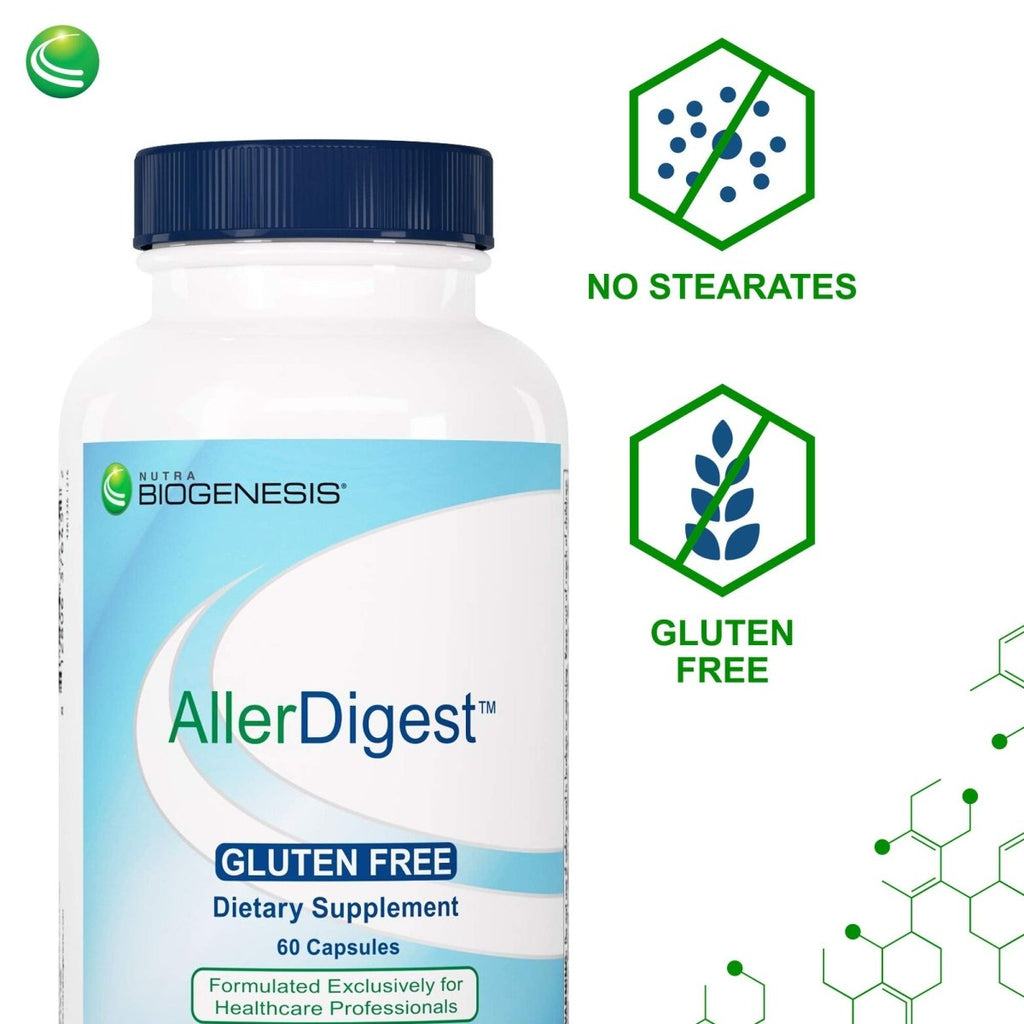 Nutra BioGenesis - AllerDigest - Gluten Free - 60 Capsules
