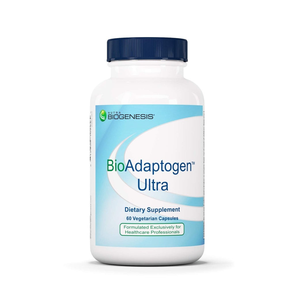 Nutra BioGenesis - BioAdaptogen Ultra - Ashwagandha, Rhodiola et Ginseng Coréen pour Aider à Soutenir la Réponse au Stress et la Santé des Neurotransmetteurs - 60 Capsules
