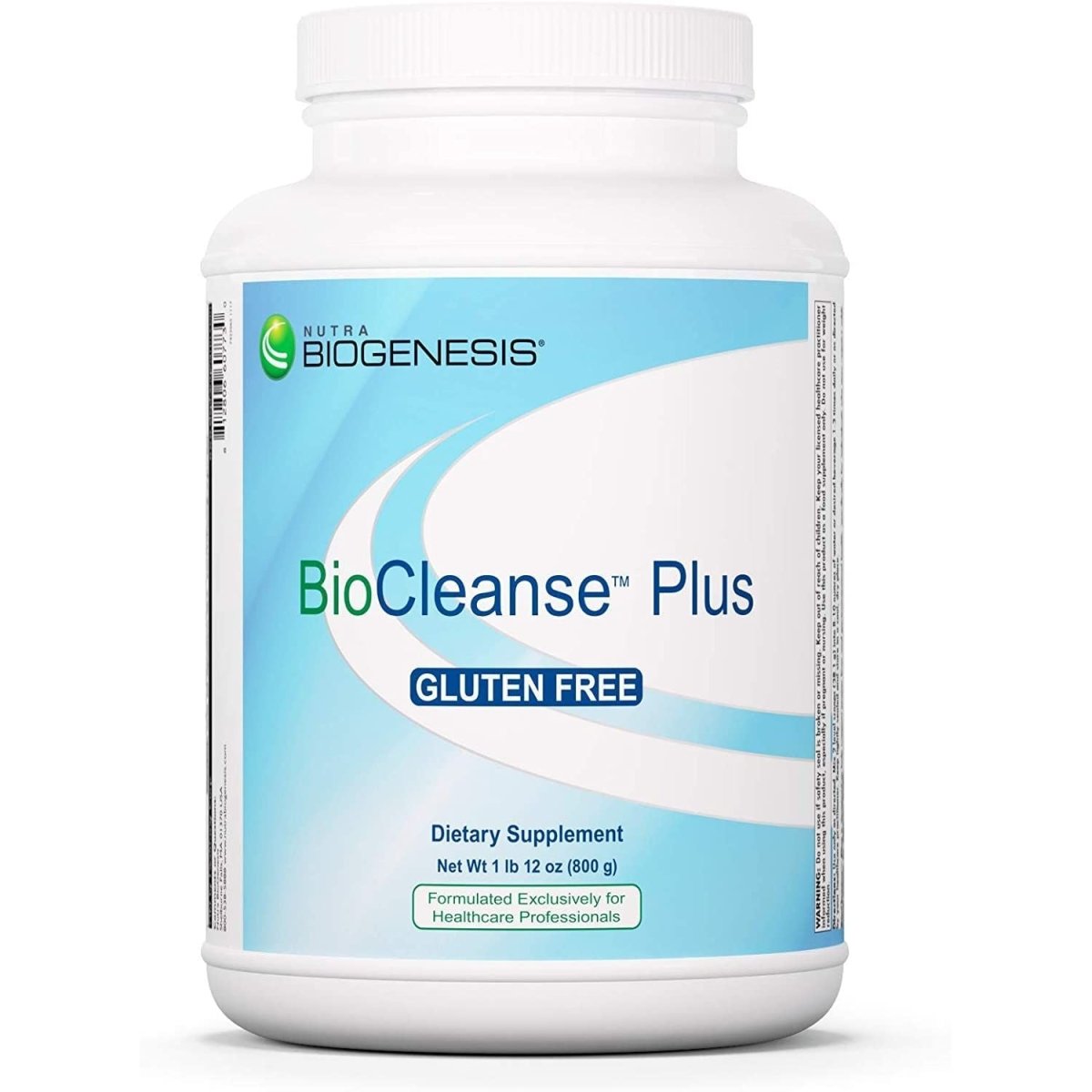 Nutra BioGenesis - BioCleanse Plus - Enzymes digestives, chardon-marie et mélange de protéines végétales pour la digestion, la détoxification et la purification du foie - Sans gluten, poudre - 1,9 lb