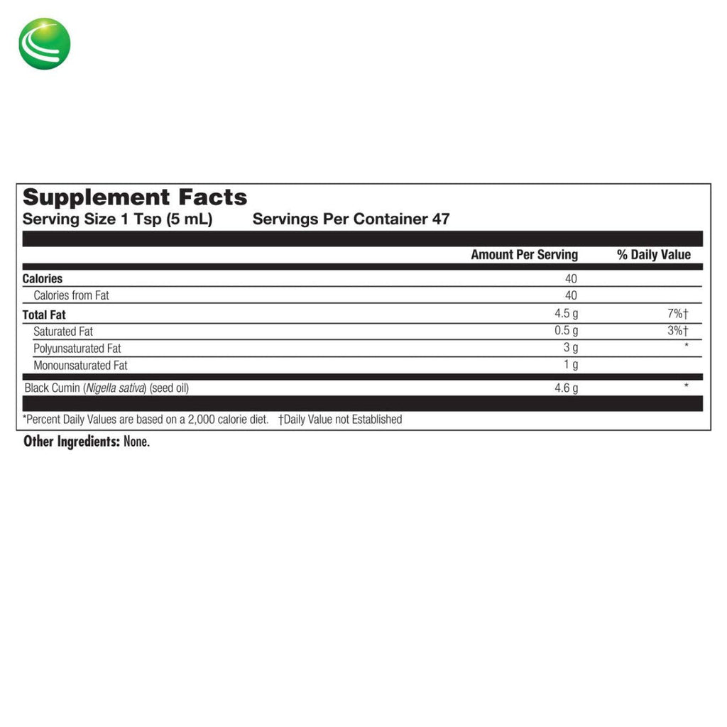 Nutra BioGenesis - Huile de nigelle - Extrait de graines de cumin noir - Végétalien, sans gluten, sans OGM - 236 ml