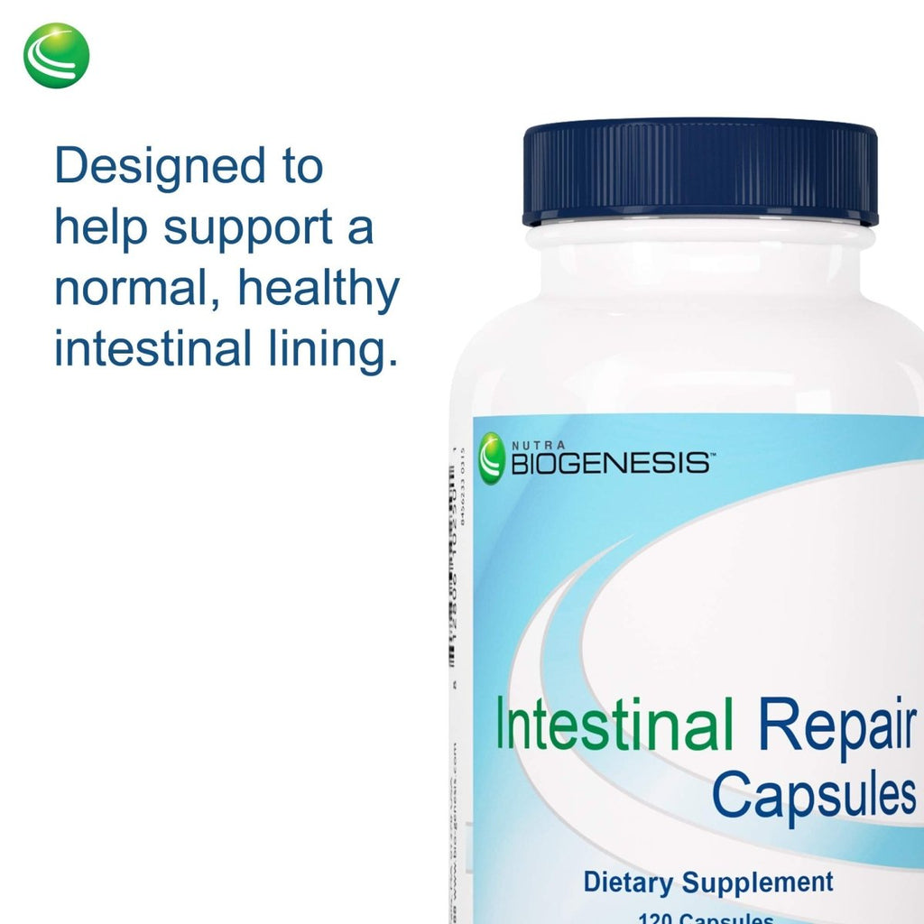 Nutra BioGenesis Réparation Intestinale 120 Gélules PN