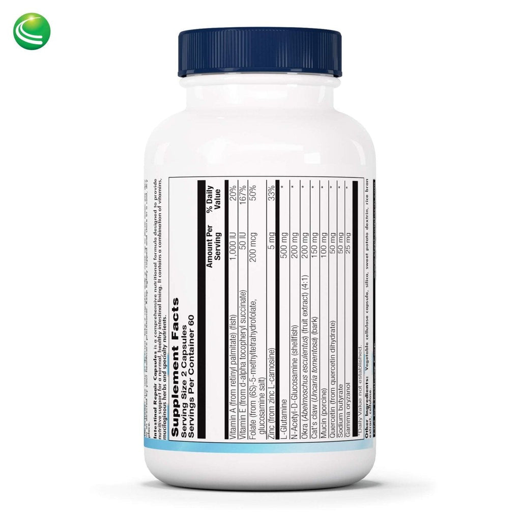 Nutra BioGenesis - Gélules de réparation intestinale - 120 gélules