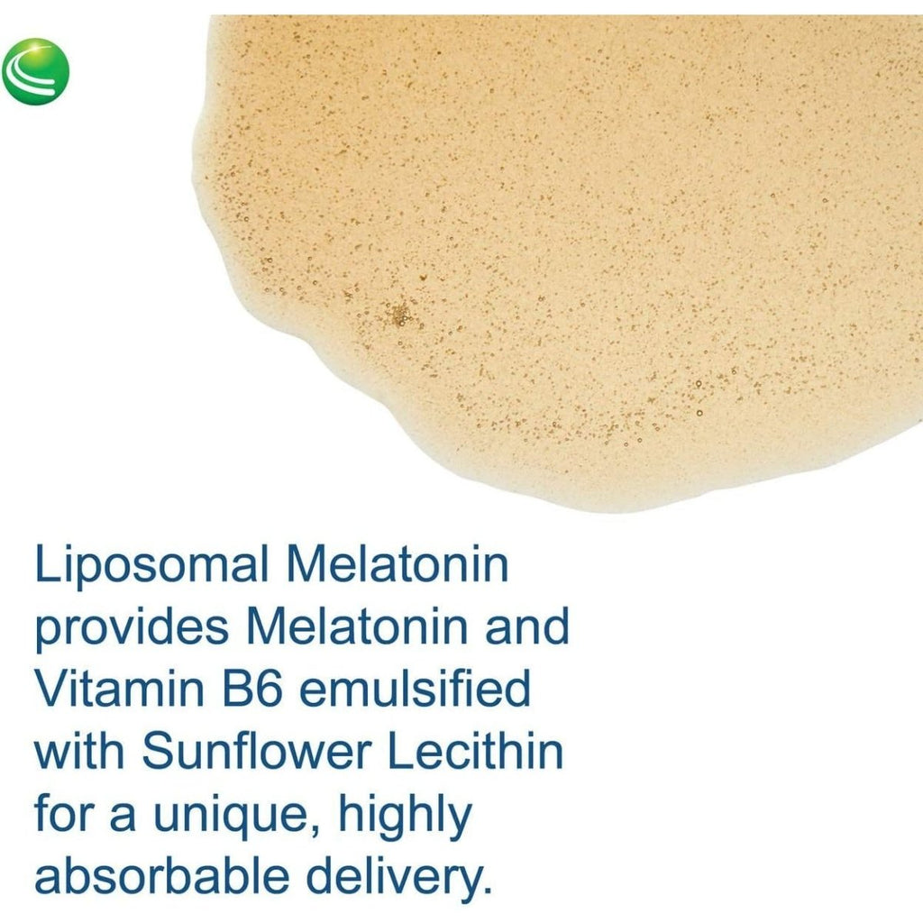 Nutra BioGenesis - Mélatonine liposomale - Mélatonine et vitamine B6 pour favoriser le sommeil - Liquide, sans accoutumance, sans gluten - 59 ml