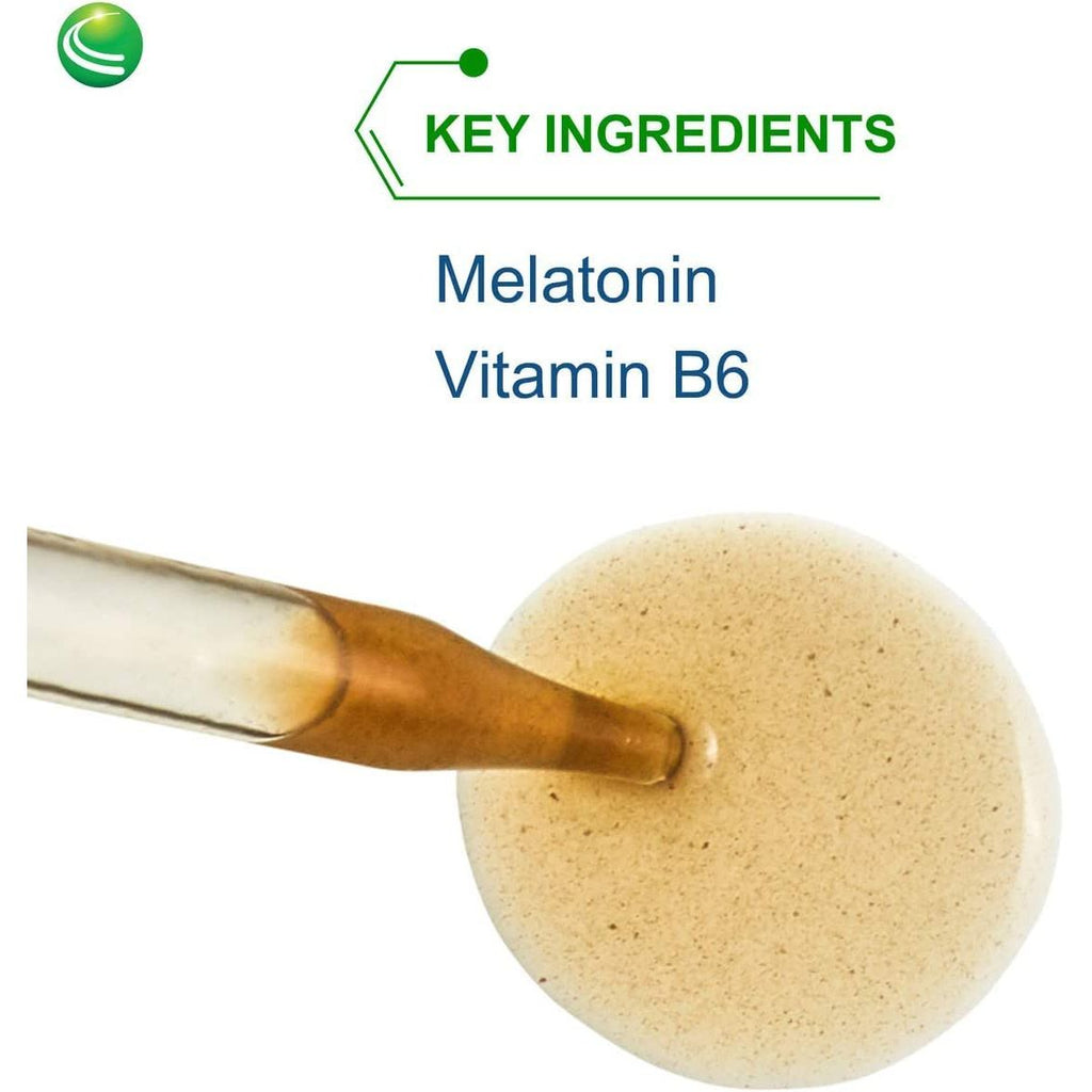 Nutra BioGenesis - Mélatonine liposomale - Mélatonine et vitamine B6 pour favoriser le sommeil - Liquide, sans accoutumance, sans gluten - 59 ml