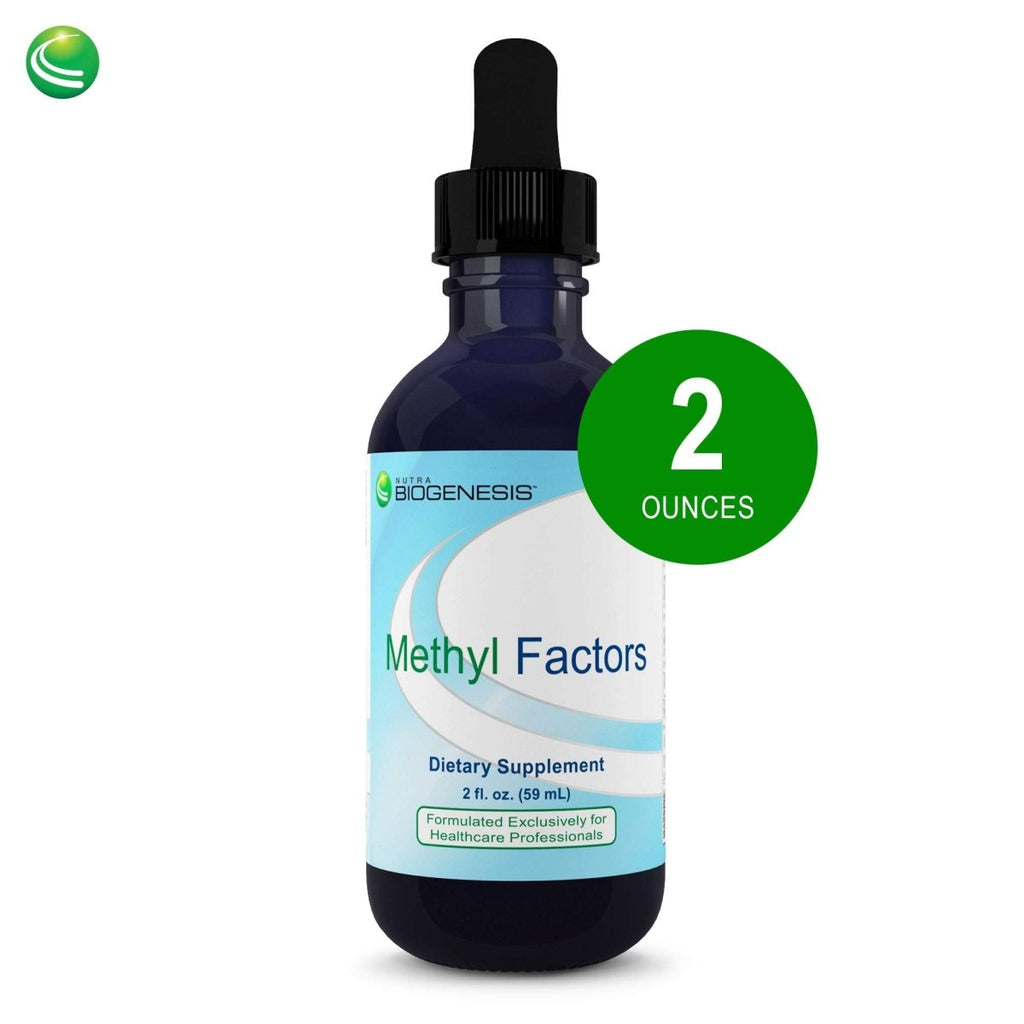 Nutra BioGenesis Methyl Factors - B12 and Methyl Folate for Brain and Cardiovascular Health - Berry Flavor, 2 Ounce