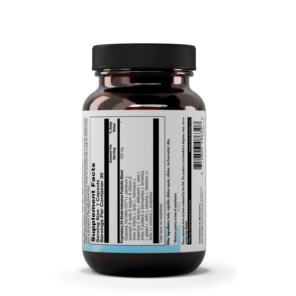 Nutra BioGenesis MicroBiotic Probiotique Intensif, 30 Gélules
