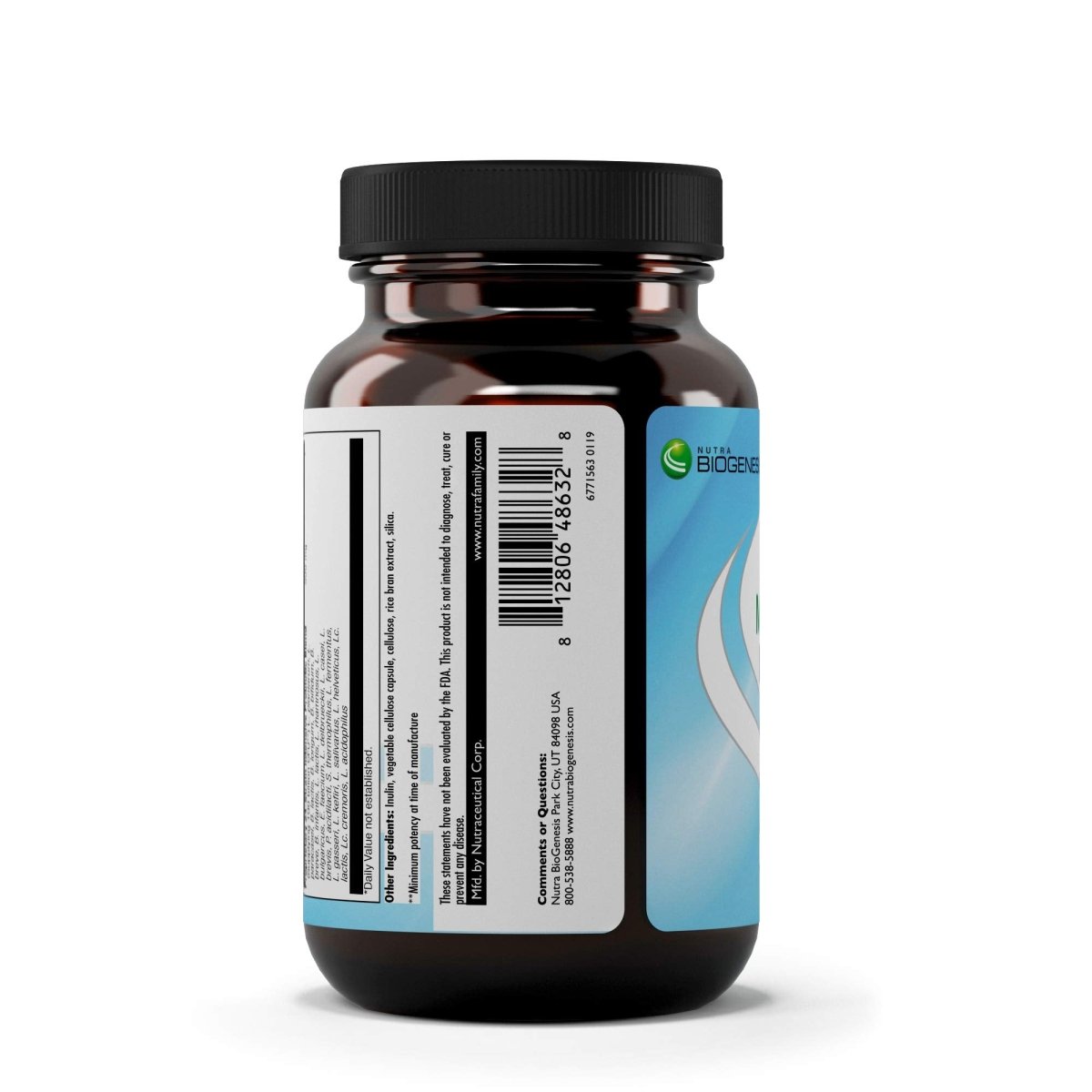 Nutra BioGenesis MicroBiotic Probiotique Intensif, 30 Gélules