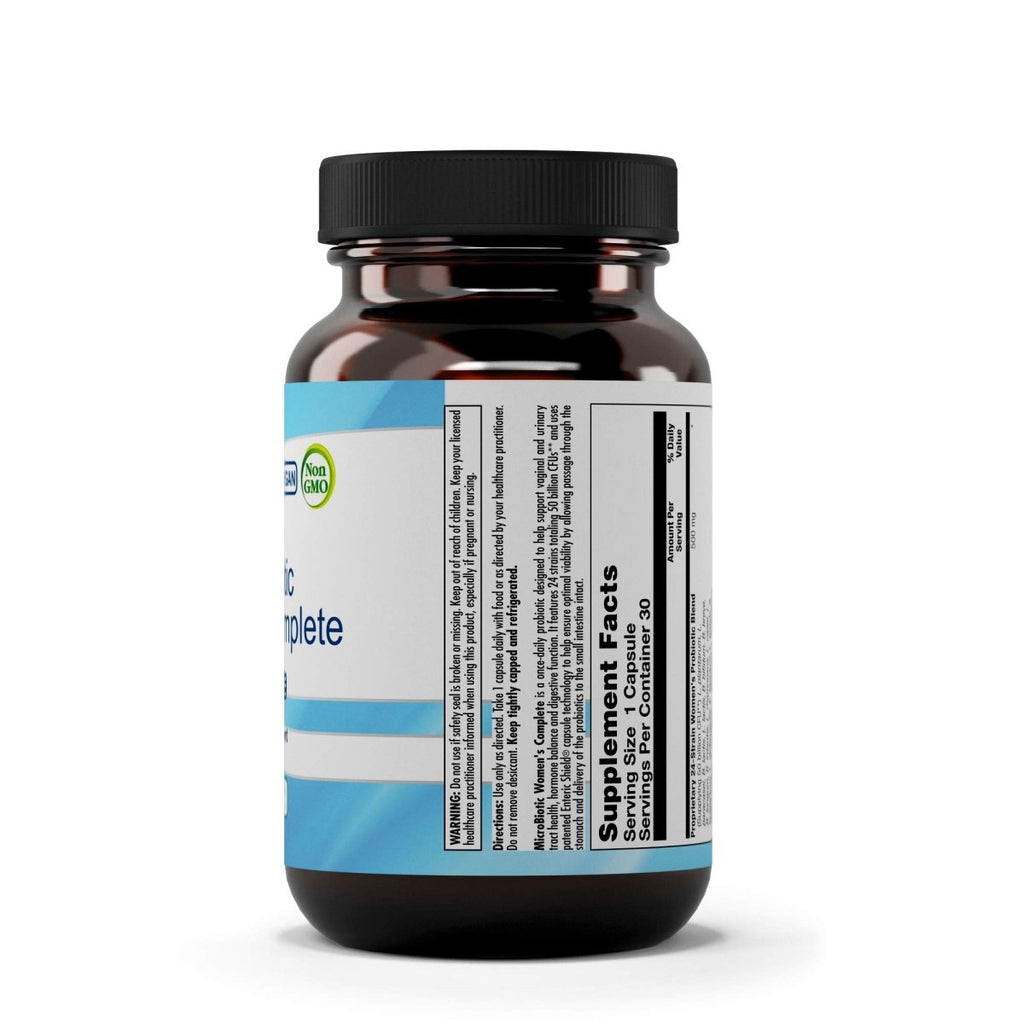 Nutra BioGenesis Probiotique Complet MicroBiotic Femme, 30 Gélules