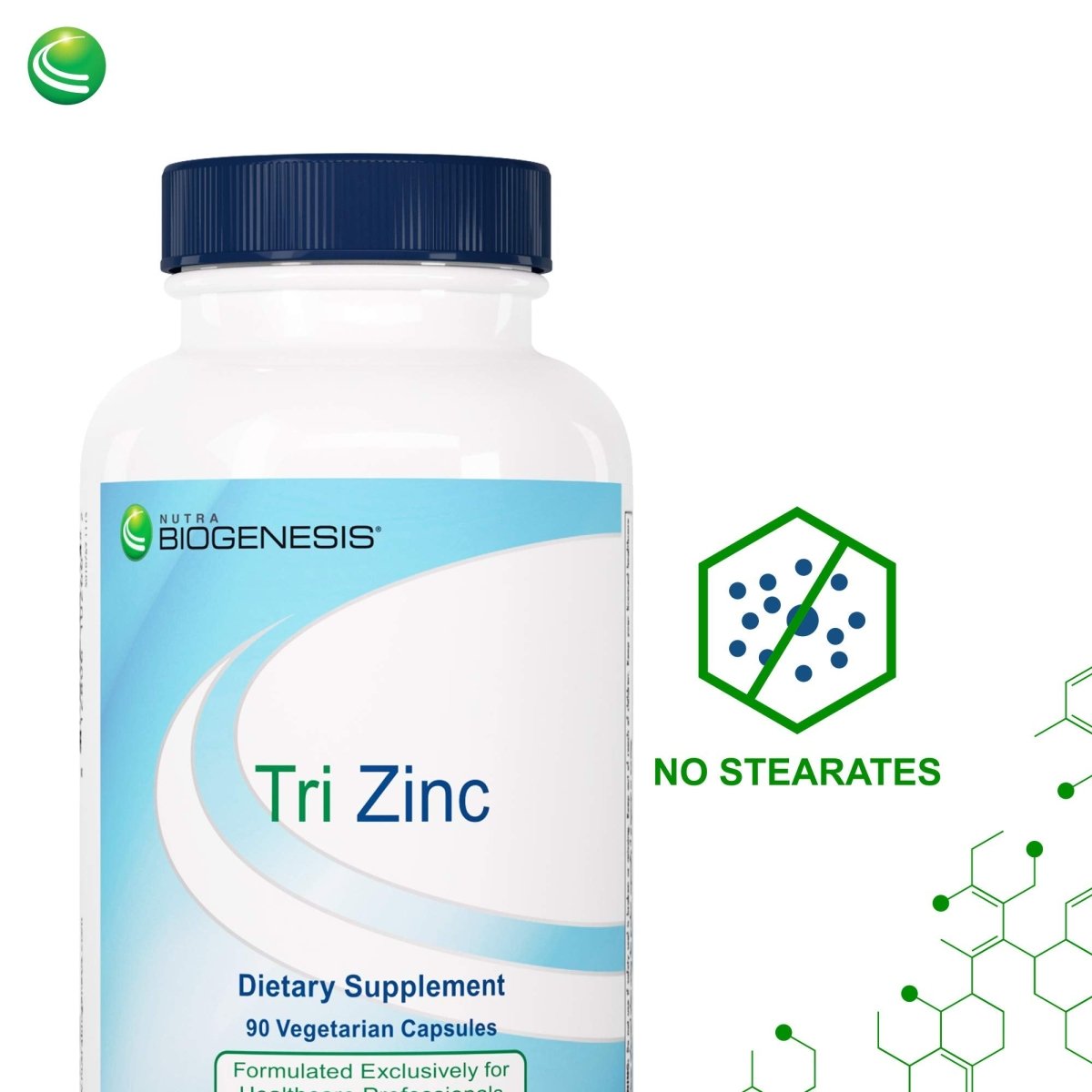 Nutra BioGenesis Tri Zinc – Soutien à la Digestion et à la Santé Immunitaire – 90 Gélules